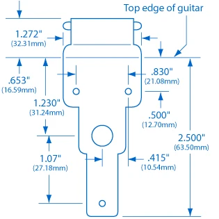 Kluson Archtop Guitar Tailpiece - StewMac 5 Kluson Archtop Guitar Tailpiece - StewMac - Image 3