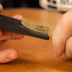 Acoustic Guitar Bridge Template - StewMac -Fine Musical Instruments 0672 5 inuse 2400px