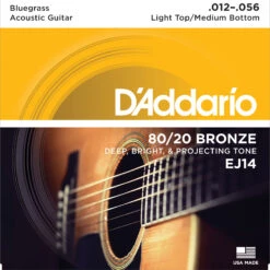 D'Addario 80/20 Bronze Wound Acoustic Guitar Strings - StewMac -Fine Musical Instruments 10503 5 1800