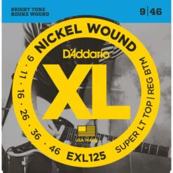 D'Addario XL Nickel Wound Electric Guitar Strings - StewMac -Fine Musical Instruments 10557 6 1800