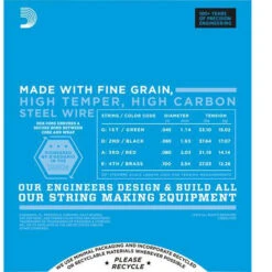 D'Addario Nickel Wound Short Scale Bass Strings - StewMac -Fine Musical Instruments 10825 3 440