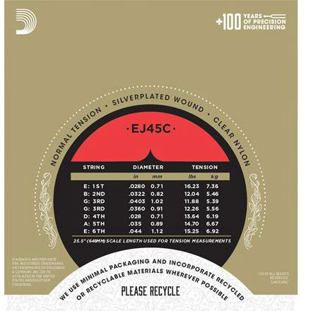 D'Addario Pro Arte Composite Classical Guitar Strings - StewMac 5 D'Addario Pro Arte Composite Classical Guitar Strings - StewMac - Image 3