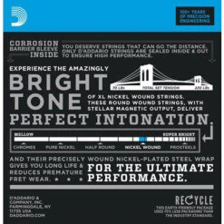 D'Addario XL Nickel Wound 8-String Electric Guitar Strings - StewMac 5 D'Addario XL Nickel Wound 8-String Electric Guitar Strings - StewMac -Fine Musical Instruments 10875 2 440