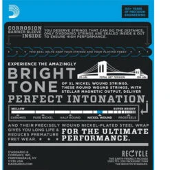 D'Addario XL Nickel Wounds Double Ball End Electric Guitar Strings - StewMac -Fine Musical Instruments 10876 2 440