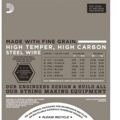 D'Addario XL Half Round Electric Guitar Strings - StewMac -Fine Musical Instruments 10877 3 440