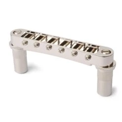 Gotoh Tune-o-matic Bridge With Studs/Bushings - StewMac -Fine Musical Instruments 1511 3 nickel 3000px
