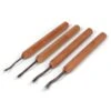 Micro Chisels, Set Of 4 - StewMac -Fine Musical Instruments 1628 1 2500
