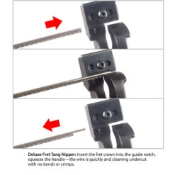 StewMac Deluxe Fret Tang Nipper - StewMac -Fine Musical Instruments 2257 4 nipper sequence 3000