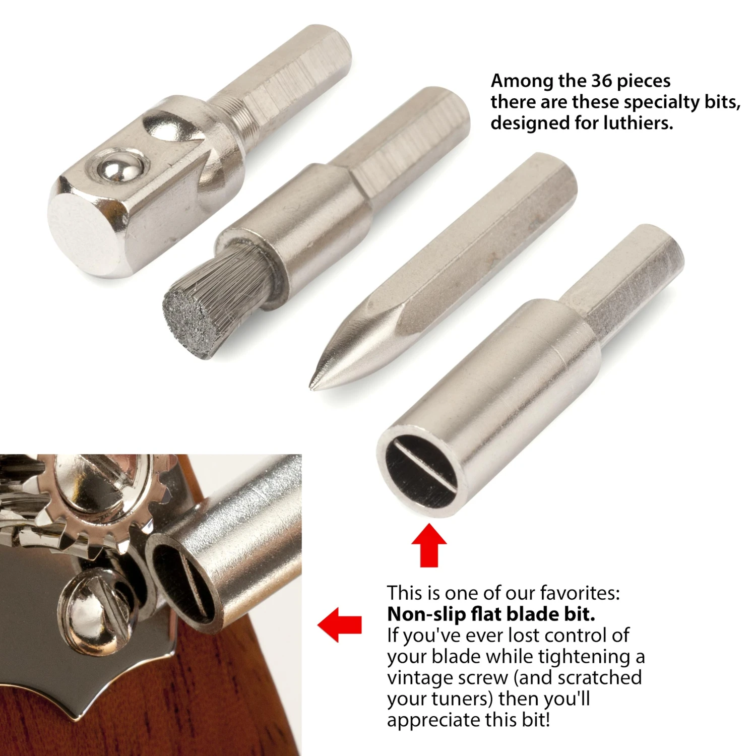 Guitar Tech Screwdriver Set - StewMac 6 Guitar Tech Screwdriver Set - StewMac - Image 4