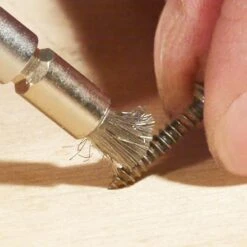 Guitar Tech Screwdriver Set Replacement Parts - StewMac -Fine Musical Instruments 3011 3 brush inuse