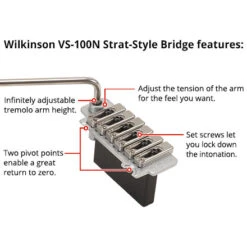 Wilkinson/Gotoh VS-100N Tremolo - StewMac -Fine Musical Instruments 3533 4 440