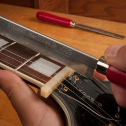 Pull Stroke Gauged Saws - StewMac -Fine Musical Instruments 3570 3 close up 2250px