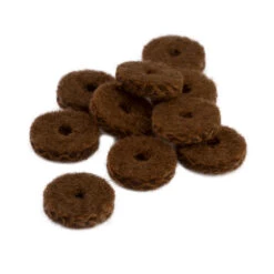 Strap Button Felt Washers - 10 Pack - StewMac -Fine Musical Instruments 4018 4 3000