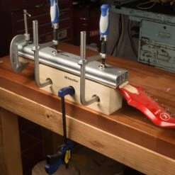 Tall Neck Support Caul - StewMac -Fine Musical Instruments 4482 4 double clamped 3000px