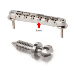 Saddle Screws For ABR-1 Tune-o-matic Bridges - StewMac -Fine Musical Instruments 4567 4 location