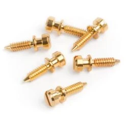 Saddle Screws For Original ABR-1 Tune-o-matic Bridge - StewMac 8 Saddle Screws For Original ABR-1 Tune-o-matic Bridge - StewMac -Fine Musical Instruments 4620 3 gold