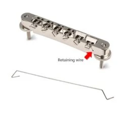 Saddle Retainer Wire For Original ABR-1 Tune-o-matic Bridge - StewMac -Fine Musical Instruments 4627 2 location
