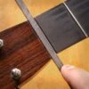 Angled Nut Seating File For Martin - StewMac -Fine Musical Instruments 5074 1 in use bottom of slot 3000