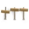 Compensated Bridge Saddles For Tele, Set Of 3 - StewMac -Fine Musical Instruments 5167 1 with allen screws 3000px