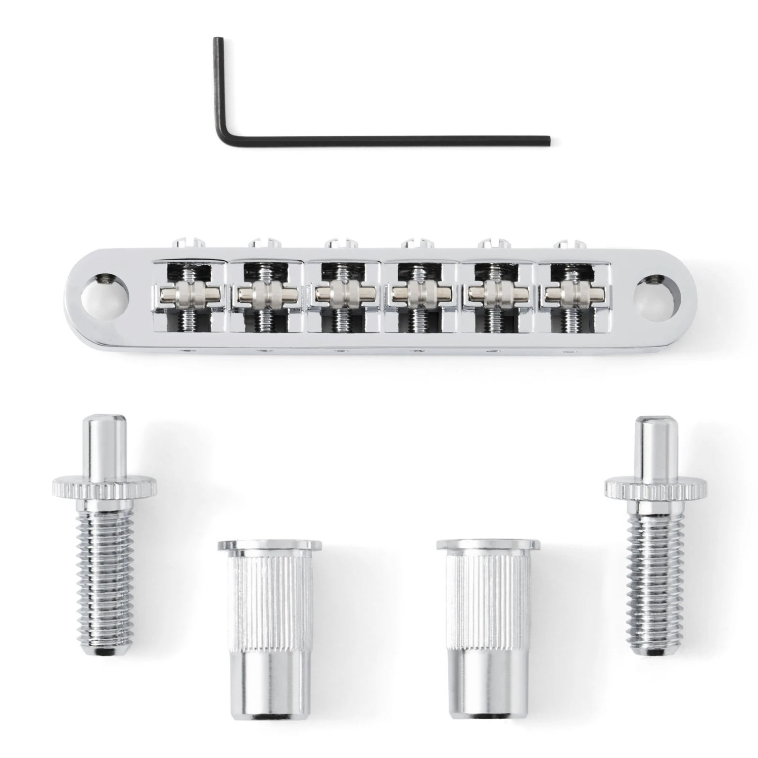 TonePros TPFR Tune-o-matic Bridge With Roller Saddles - StewMac 5 TonePros TPFR Tune-o-matic Bridge With Roller Saddles - StewMac - Image 3