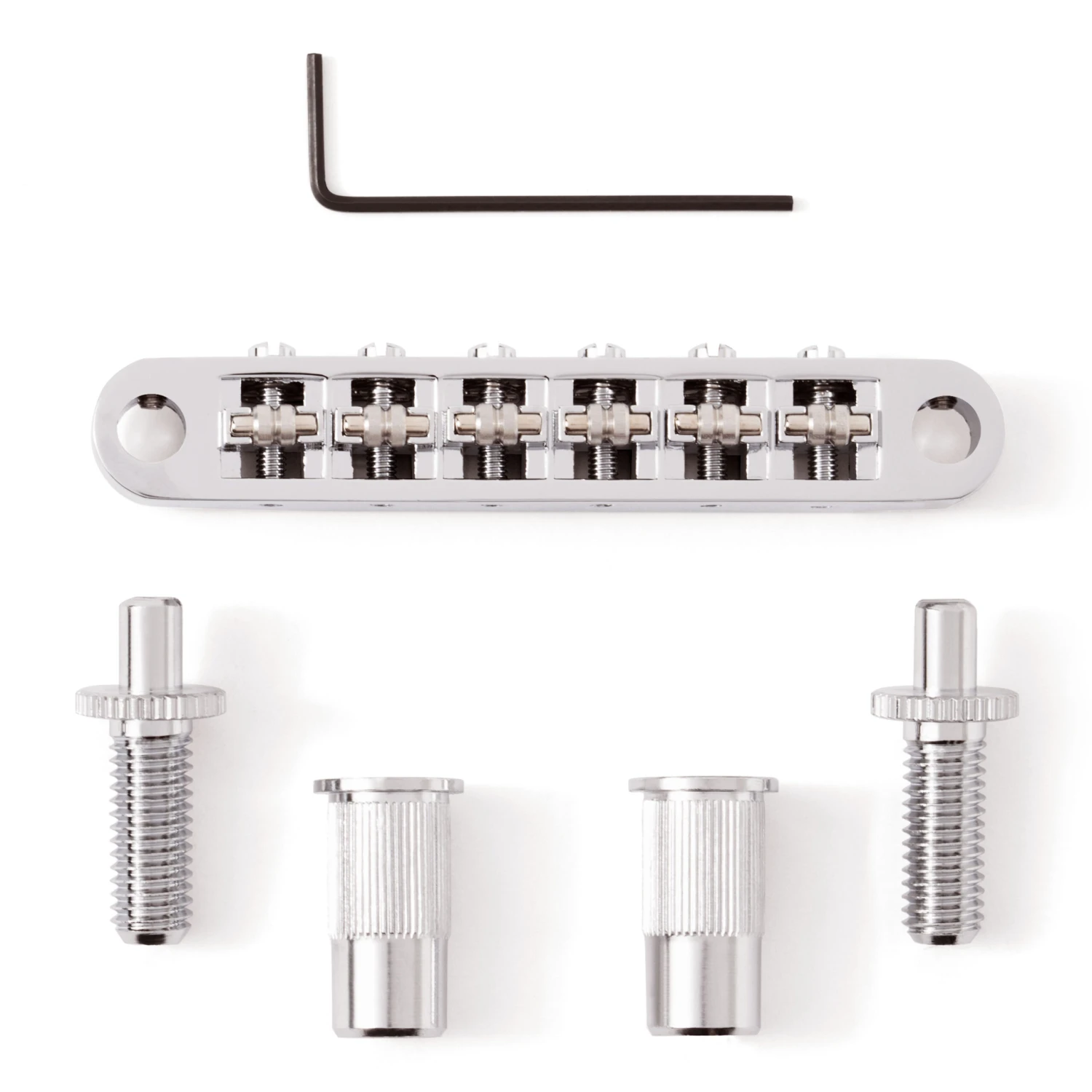 TonePros TPFR Tune-o-matic Bridge With Roller Saddles - StewMac 8 TonePros TPFR Tune-o-matic Bridge With Roller Saddles - StewMac - Image 6