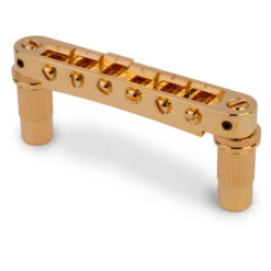 TonePros TPFA Aluminum Tune-o-matic Bridge With Bell Brass Saddles - StewMac -Fine Musical Instruments 5548 3 3000
