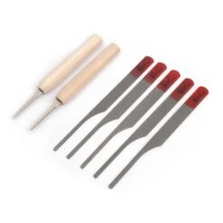 Bridge Pin Hole Slotting Saws + Files - StewMac