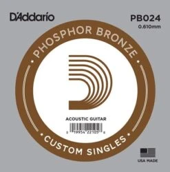 D'Addario EXP Phosphor Bronze Single Acoustic Guitar String - StewMac
