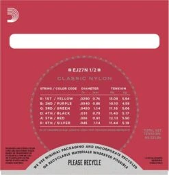 D'Addario Fractional Scale Student Classical Guitar Strings - StewMac -Fine Musical Instruments daddario fractional scale student classical guitar strings 51432
