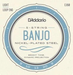 D'Addario Nickel Plated Banjo Strings - StewMac