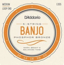 D'Addario Phosphor Bronze Banjo Strings - StewMac