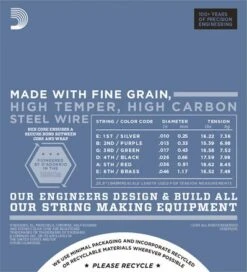 D'Addario Pro Steel CL Electric Guitar Strings - StewMac -Fine Musical Instruments daddario pro steel cl electric guitar strings 51454