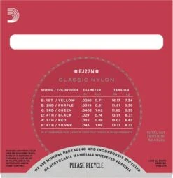 D'Addario Student Classical Guitar Strings - StewMac -Fine Musical Instruments daddario student classical guitar strings 51498