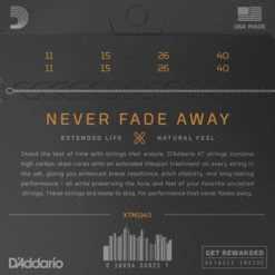 D'Addario XT Phosphor Bronze Wound Mandolin Strings - StewMac -Fine Musical Instruments daddario xt phosphor bronze wound mandolin strings 72413