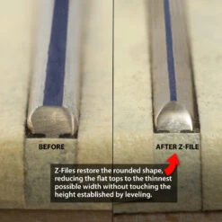 StewMac Compact Z-File Fret Crowning Files - StewMac -Fine Musical Instruments m004302 6 1500